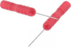 2pcs Piercing Test Probe for Digital Multimeter Electrical Wire Tester Pen Durable Circuit Testing Tool for Automotive Repairs and Electronic Testing Red