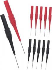 12pcs Multimeter Probes Electric Tester Pen Probes for Circuit Testing Sharp Tips Metal Automotive and Electronic Repair