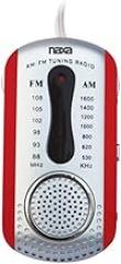 Red Naxa NR-721 Mini Pocket Radio AM/FM +Built-In Speaker Electronic Accessories