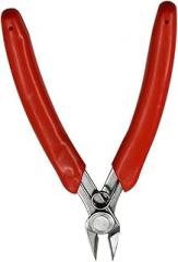 DOITOOL Stainless Steel Mini Diagonal Nose Pliers Portable Wire Cutters Strong Cutting Force Non Slip Handle DIY Jewelry Making Electronic Repair Tool for Home and Store Red