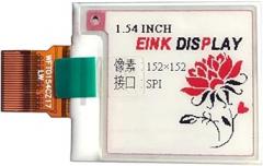 Taidacent Red Eink Display Color Ink Screen SPI Serial Port 1.54 Inch Epaper GDEW0154Z17 Low Power Electronic Paper Screen for Shelves (Screen)