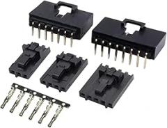 10 Sets MX2.54 Durp0int C0innector 2/3/4/5/6Pin with Belt Buckle Single Row 2.54mm Straight Pin Curved Pin Housing Terminals New 2026 High for Reliable Electronic Component