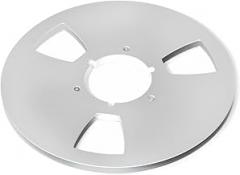 Premium Aluminum Reel for Reel to Tape Recorders 10.5Inch Open Spool Accessory with Hub Design Lightweight Metal with Disk