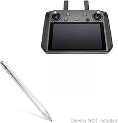 BoxWave Stylus Pen Compatible with DJI Smart Controller - AccuPoint Active Stylus, Electronic Stylus with Ultra Fine Tip - Metallic Silver