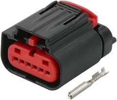 1/5/10/20/50 Sets 6 Pin Electronic Factory Reset 1-1419168-1 Connector For V6 DBW Accelerator Throttle Pedal(6p female,1 SET_6P)