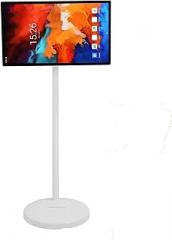 24 Inch Floor Portable Monitor Built-in Battery Smart TV HD LCD Screen for Home Office Presentation(4G+64G)