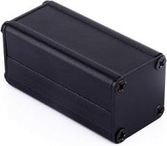 Hyuduo Aluminum Enclosure, Split with Sandblasted Brushed Surface, Built in Circuit Board Grooves, for Electronic Projects Power Supply Units 50x25x25mm