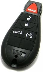 OEM Electronic 5-Button FOBIK Key Fob Remote Compatible with 2008-2010 Chrysler 300 (FCC ID: IYZ-C01C)