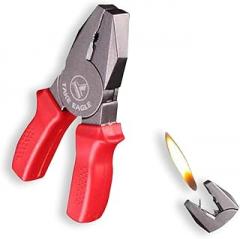 Creative Novelty Tool Shape Torch Lighter，Windproof Design Adjustable Refill Butane Lighter for Camping Grill Candles Birthday(Without Butane Gas) (08#)