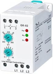 Electronic parts GK-02 Phase Failure Low Voltage Analogue Adjustable Protection Relay (3 * 380V Non-Neutral)