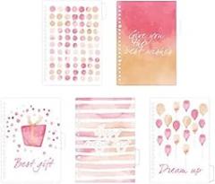 1Set Fresh Clear Style Diary Paper Planner Binders A5 A6 Loose Leaf Notebook Divider Index Separator School Students Supplies New 2026 High for Reliable Electronic Component