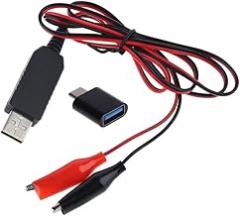 Type C USB to 4.5V AA/AAA/C Battery Eliminators for LED Radio Electronic Toy