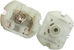 FC280 PTC Rear Bearing Cover Part 12V for Car Door Lock Rearview Mirror Electronic Starter Carbon Brush Holder Electronic Starter Cover