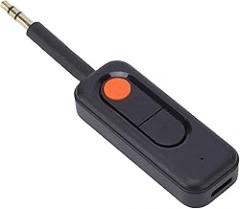 Bluetooth 5.4 Adapter Receiver Transmitter for Airplane, Wireless Audio Adapter with 3.5mm AUX Jacks for Travel Airline Gym Car Home Stereo