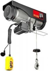 Micro Electric Hoist Winch, Household Small Crane Hoist for Construction, Decoration,Pa1000-20m+,Pa1000