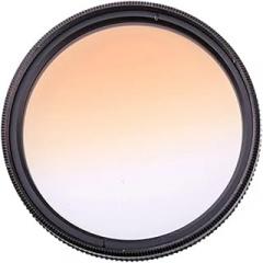 Graduated Gradual Color DSLR Camera Lens Filter 49mm 52mm 55mm 58mm 62mm 67mm 72mm 77mm Blue Red Orange Lens Filter Excellent(49mm,Gradual Brown)