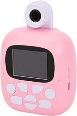 Digital Print Camera 24MP Rotatable Lens with 1080P Video, Music Player, Games for Outdoor