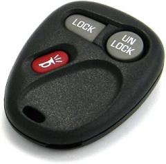 OEM Electronic 3-Button Key Fob Remote Compatible with Cadillac Chevrolet GMC (FCC ID: KOBLEAR1XT, P/N: 15042968)