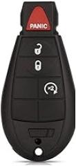 4 Buttones Remote Key Shell Case Fobik for Dodge Ram 2013 - 2018 FCC ID: GQ4-53T IC: 1470A-34T PN: 56046953AG No Electronics, Battery, or Circuit Board is Included