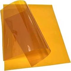 10 Pcs Non-Adhesive Polyimide Film Sheet - High-Temperature Resistant PI Film, 200mm x 300mm, 0.025-0.25mm Thick(0.025mm)