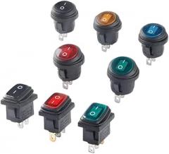 KCD1 On/Off Power Switch 10A 125V 250V Ac Sealed Waterproof Auto Boat Toggle Rocker Mini New 2025 High for Reliable Electronic Component, Precision, Stable Performance