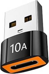 USB Male to Type C Female Adapters for Electronic Gadgets Power Delivery