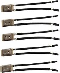 Stainless Steel Temperature Controllers 5 Pack of Thermal Protectors for Motors and Electronics (17AM027-100C)