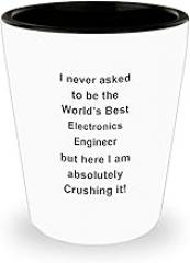 Amorfos Hilarious Electronics Engineer Gifts - Shot Glass For Electronics Engineer, For Women And Men, Present/Accessory, Funny Shotglass