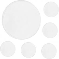 HEALLILY 6pcs Electronic Balance Scale Cover Portable Weighing Tray Cover Food Weighing Cover Weighing Scale Cover for Replacement Digital Scale Accessory Transparent Plastic