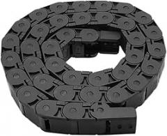 1M Semi Enclosed Plastic Cable Drag Chain R28/38 Internal Size 15mm x 15mm Machines Electronics Robotics