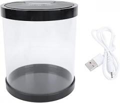 Timed Lock Box Plastic Timed Lock Box Electronic Password Multi Purpose Container for Phone Keys Wallet Jewelry (Black)