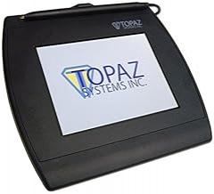 Topaz T-LBK57GC-BHSB-R Siggem 5.7” Color Dual Serial/HID USB BackLit Electronic Signature Pad with Software (Renewed)