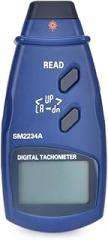 Tachometer Handheld LCD Digital Tachometer Accuracy 0.1RPM Electronic Photo Tachometer 2.5~99999 RPM Max Min Last Data Memory Speedometer SM2234A SM2235A (Style : SM2234A)