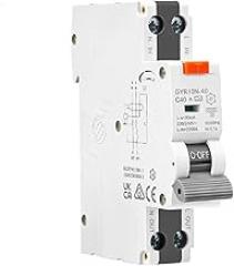 GYR10N-40 Electronic Type 18mm 230V 1P+N 6KA Residual Current Circuit Breaker with Over Current Potection Max 40A 1Pcs (Color : 25A 30mA, Size : Type A)