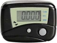 Accurate Mini Electronic Pedometer Portable Step LCD Pedometer Walking Distance Calorie Counter with Clip Mini Electronic Pedometer Calorie Counter for Walking Steps Miles/Km Black