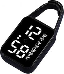 Oxtxuzdm Led Electronic Hanging Watch Night Light Touch Digital Keyring Hangings Watches Keychain Pocket Watches Touch Digi