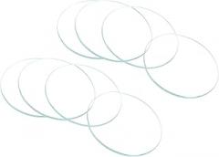 CoCud Watch Crystal Len Glass, 21mm Dia. Optical Glass Single Dome Face Crystals Replacement Lens Clear - (Applications: for Watchmaker Repair Electronic Mechanical Watch), 8-Pieces