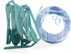 Polyolefin Heat Shrink Tubing Sleeve, 2: Shrink Ratio, Flame Retardant Electronic Cable Protector, Sizes (3.0–8.0mm ID), Colors, 2m per Pack(Green)(3mm)