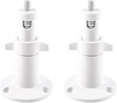 Security Camera Universal Mounting Bracket,Adjustable Indoor/Outdoor Security Wall Metal Bracket, Compatible with Arlo Pro/Pro 2/Pro 3/Pro 4/Ultra/Ultra 2, & with Ring Stick Up Cam Battery (2 Pack)