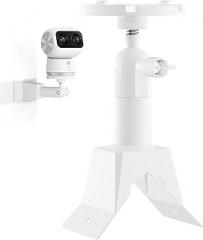 Adjustable Bracket Mount Compatible with Eufy Security Indoor Cam S350 Camera, 360 Degree Adjustable Camera Corner Bracket Mount for Eufy S350 Indoor Cam
