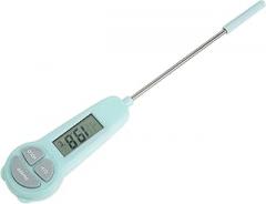 Digital Food Thermometer with Probe Instant Read Electronic Meat Thermometer for Cooking Frying Grilling and Baking Green 30℃–300℃ Range for Adults and Families