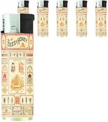 Electronic Lighter Set of 5 Pieces D-026 Bees & Honey