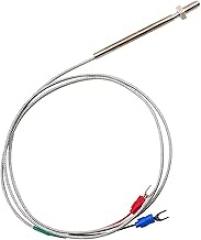 M6 Screw Temperature Sensor Thermocouple Type K 0.5m 1-4m Temp Probe 0-600℃ 1Pcs(K Type 1m)