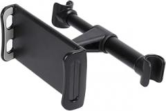 Happyyami Rear Pillow Bracket for Back Seat Adjustable Phone and Tablet Holder for Black