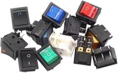 KCD4 Rocker Switch Ship Type Power Button I/o 4 Pin with Light 4/6PIN Red Green 16A/30A 250v ON-Off/ON New 2025 High for Reliable Electronic Component, Precision, Stable Performance