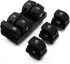 Power Window Control Switch for Audi A3 A6 S6 Q7 Driver Side Electric Electronic Window Control Switch Lifter Replacement Parts (Passenger Switch)