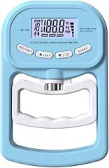 Digital Hand Dynamometer Grip Strength Measurement Meter Auto Capturing Electronic Hand Grip Power 396lbs/180kg - Tensile Meter(Blue)