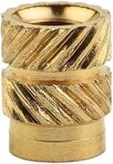 100PCS Brass Knurled Threaded Insert Nuts for – Self-Clinching Heat-Set Inserts for 3D Printed Thermoplastics, PCB Mounting & Injection Molding (for PLA/for PETG/ABS)(M3*5.7 * 4.6)
