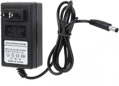 Lithium Battery Charger Adapter - Compact Portable Power Charger with US Plug for Small Electronics (7.9x4.8x3.2cm) - DC 5.5 * 2.5 Connector‌(16.8v)