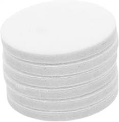 Veemoon 6pcs Wool Felt Polishing Pads Hook and for Glass and Buffing for Home Automotive and Electronic Polishing Tasks